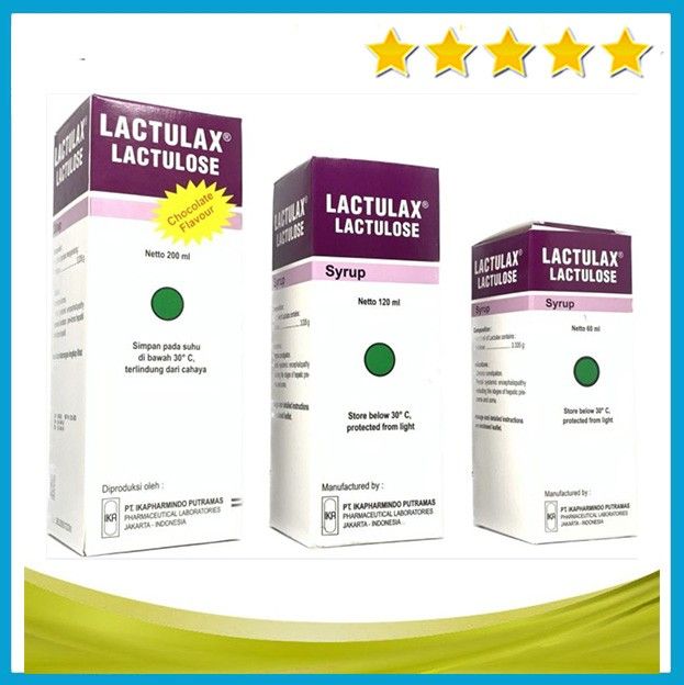 LACTULAX LACTULOSE SYRUP (isi 60ml, 120ml & 200ml) Obat Susah BAB