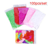 Bangqi 100ชิ้น/เซ็ตMulticolor Feathers Puffyงานแต่งงานFiller Partyตกแต่งหัตถกรรม