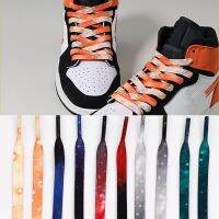 Fashion Galaxy Nebula Creative Shoelaces Men Women Trend Personality Printing Sport Casual Basketball Shoes Laces Dropship