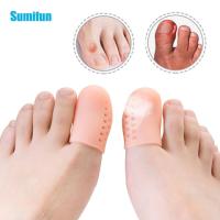 ✈✉ 2/4/10pcs Breathable Silicone Toe Sleeve Cap Separator Foot Corns Blisters Cover Prevent Calluses Thumb Overlapping Care Kit