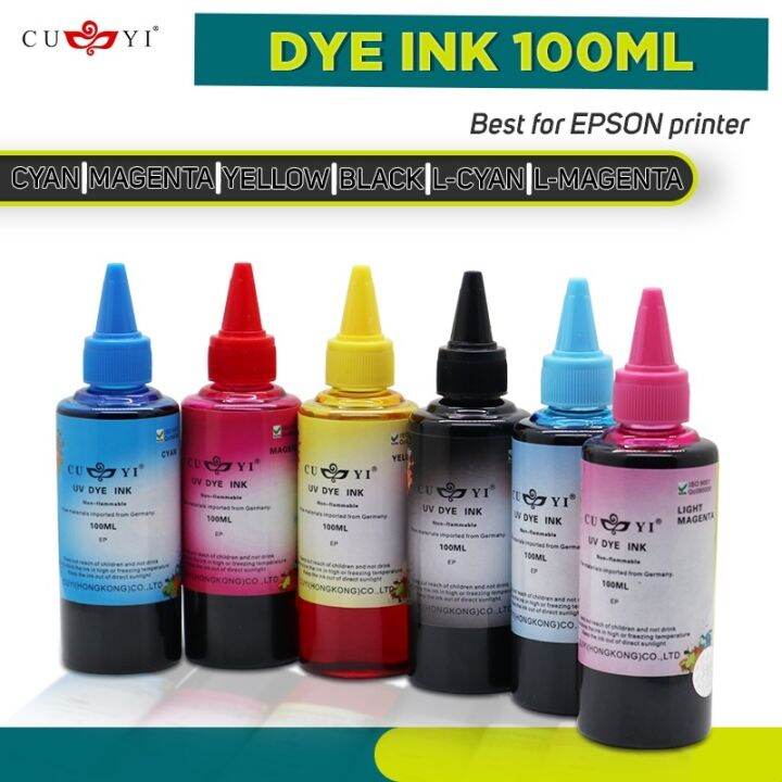 【COD】 100ml CUYI Continuous Refillable Dye Ink for Any Inkjet Printer ...