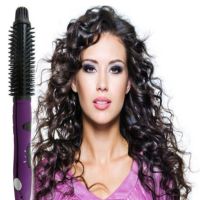 ﹍▫ Curling Iron Brush Travel-friendly Hair Curler Hot Brush Anti-scald Hair Straightener Curling Wand With Teeth Styling Brush