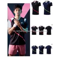 ✒☫◕ New 077A badminton jacket short-sleeved mens sports Black/Navy YONEX top T-shirt competition team u