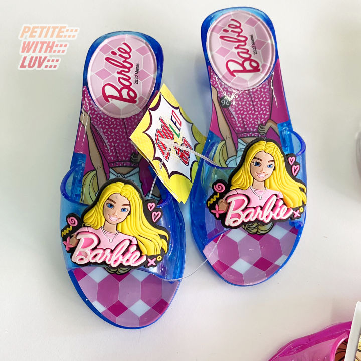 รองเท้าแก้วเด็ก-barbie-บาร์บี้