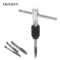 【cw】 OOTDTY 5 Pcs T Type Hand Screw Thread Taps M4 M5 Set w/Wrench DORP SHIPPING