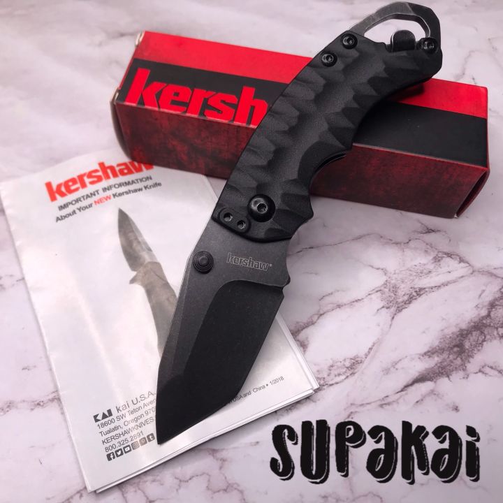 มีดพับ-มีดพก-แบรนด์-kershaw-originals-shuffle-ii-tanto-tan-amp-blackwash-model-8750ttanbw-สีดำ-น้ำตาล-เขียวทหาร-ของแท้ส่งจากประเทศไทย-genuine-item-sent-from-thailand-ใบมีดยาว-2-6-นิ้ว-6-6-ซม-ใบมีดเคลื