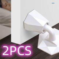 2PCS Wall-mounted Silicone Door Stopper Touch Toilet Wall Absorption Door Plug Non-punch Floor-standing Anti-bump Door Holder Decorative Door Stops