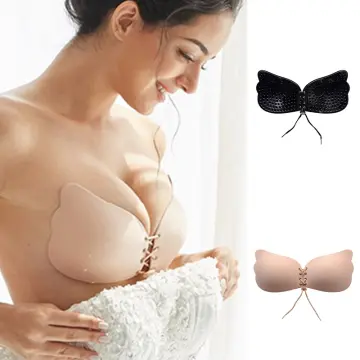 Buy online Bow Patch Backless Bra from lingerie for Women by