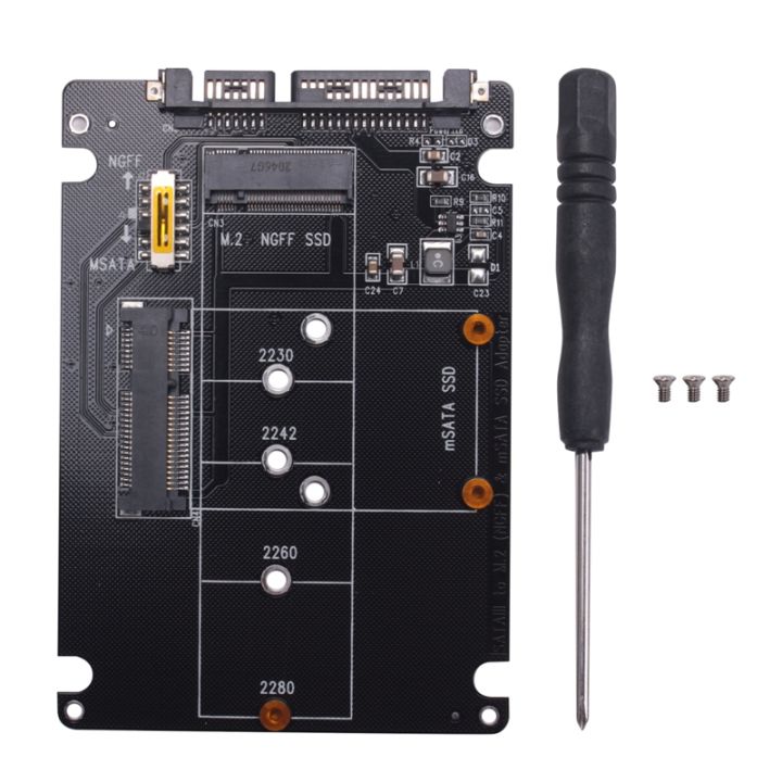 2-in-1-ngff-m-2-b-m-key-mini-pci-e-or-msata-ssd-to-sata-iii-adapter-card-for-full-msata-ssd-2230-2242-2260-22x80-m2