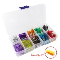 【DT】hot！ 100Pcs Profile Small Size Car Fuse Assortment Set for Truck 2/3/5/7.5/10/15/20/25/30/35A with Plastic