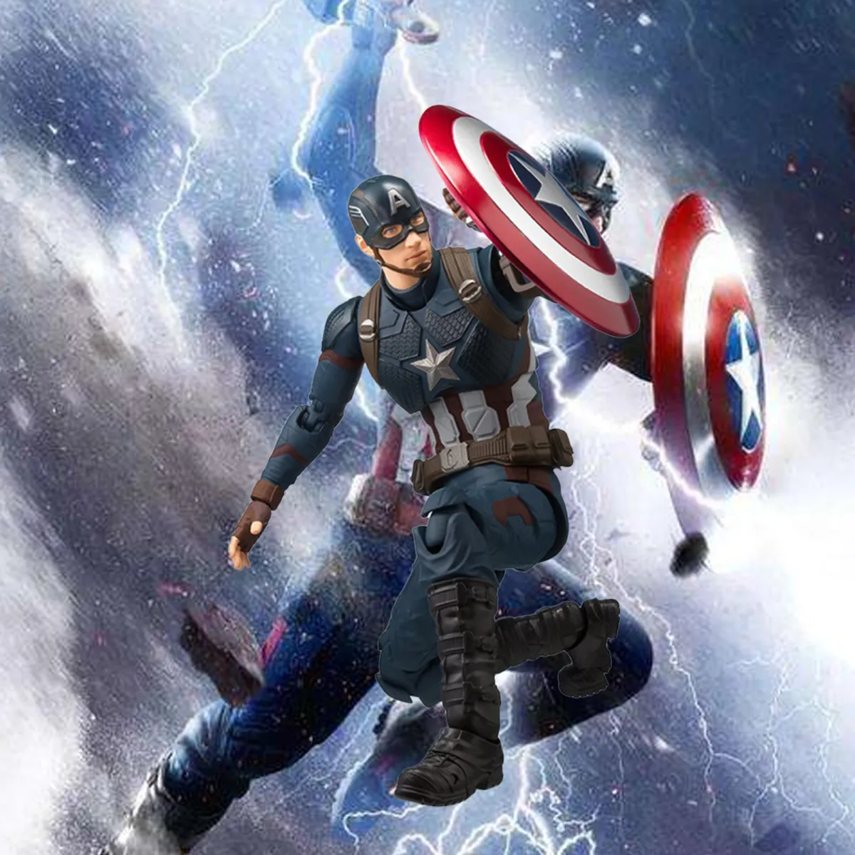 Mô Hình phụ kiện khiên vỡ và búa Thor dành cho Captain American END GAME   Mavel Legent và SHF của  NOTA Studio   HolCim  Kênh Xây Dựng Và Nội Thất