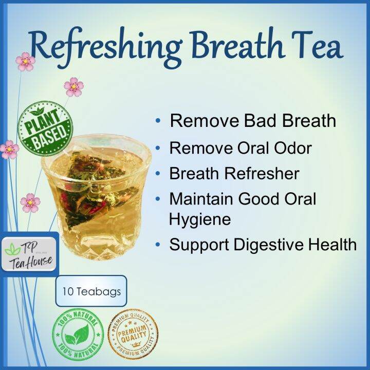 Premium Breath Refreshing Flower Tea Natural Breath Freshener Lazada