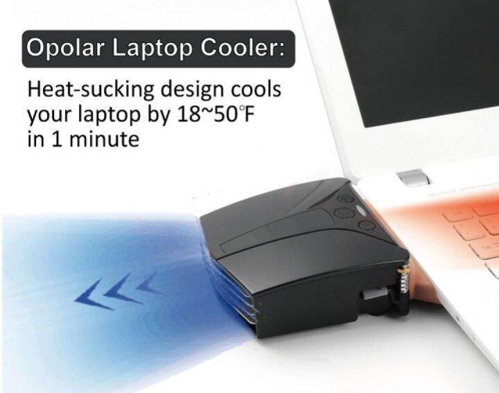 Universal Laptop Vacuum Cooler Cooling Fan LED Display Vakum Vacum