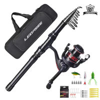 180 ซม./210 ซม./240 ซม./270 ซม. Telescopic Fishing Rod Reel Combo ชุด Fishing Tackle อุปกรณ์เสริมตกปลากล่องเครื่องมือพร้อมกระเป๋า Peca