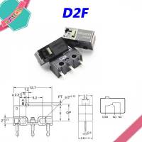 20ชิ้นเมาส์ไมโครสวิทช์ D2F ปุ่มเมาส์ Fretting D2F