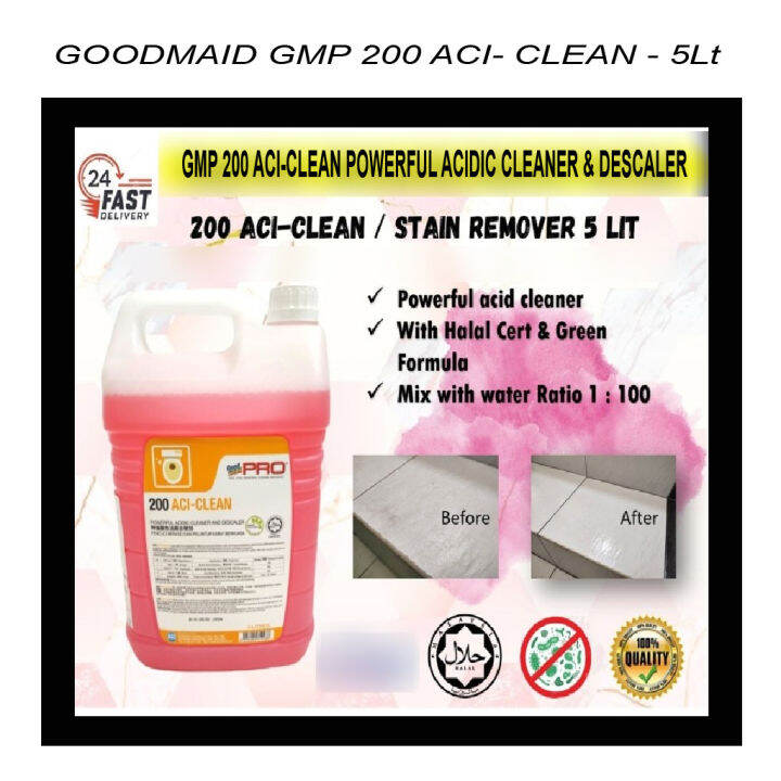 GOODMAID GMP 200 ACI CLEAN 5Lt acid clean / acid liquid / clean