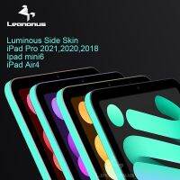 สำหรับ iPad Pro 2021 2020 2018 12.9 11 Air4 10.9 Mini 6 8.3 Luminous กรอบภาพยนตร์ Glow In Dark Side กรณี Protector สติกเกอร์