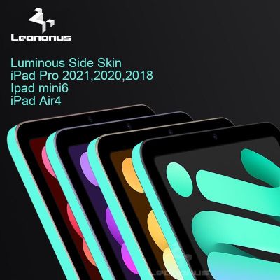 สำหรับ iPad Pro 2021 2020 2018 12.9 11 Air4 10.9 Mini 6 8.3 Luminous กรอบภาพยนตร์ Glow In Dark Side กรณี Protector สติกเกอร์