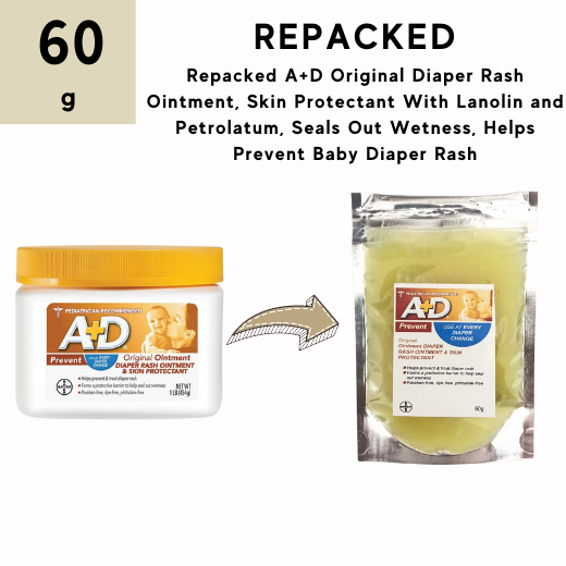 A+D Original Diaper Rash Ointment, Skin Protectant With Lanolin and