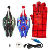 Web Slinger Electric Glow In The Dark Web Launcher Web Shooter Realistic Spider Slinger Cool Spider Launcher For Theme Parties Stage Performances Cosplay Parties sweetie