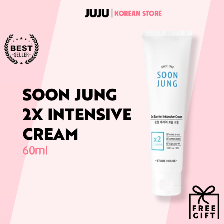 Etude House / Soon jung 2x barrier intensive cream 60ml | Lazada
