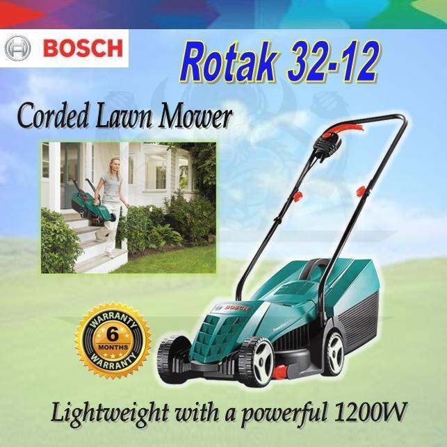 BOSCH ELECTRIC LAWN MOWER ROTAK 3212/ SIMILAR TO MAKITA ELM3320 LAWN