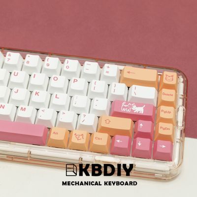 Kbdiy 141คีย์/ชุด GMK Orange Boi ปุ่มกด PBT&nbsp; Cherry โปรไฟล์สำหรับสวิตช์ MX คีย์บอร์ดเล่นเกมเชิงกล DIY ออกแบบเองปุ่มกดน่ารัก