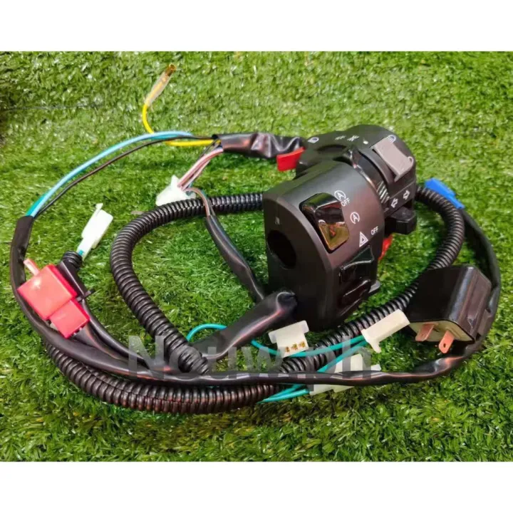 hazard switch for motorcycle DOMINO HANDLE SWITCH SET WITH RELAY FOR