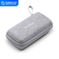 ORICO M.2 SSD Hard Disk Case Storage Bag Waterproof Shockproof For Portable External HDD USB Cable Charger Earphone Multifunction Storage Bag(12.3*6*3.5cm)