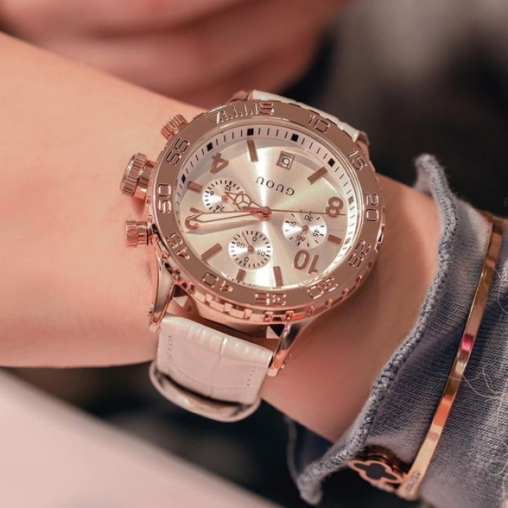 โบราณยุโรป-big-dial-ladies-นาฬิกายี่ห้อดังของแท้เข็มขัดแฟชั่นกันน้ำสตรีนาฬิกากลไกนาฬิกาในประเทศ