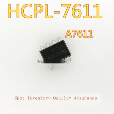 10ชิ้น HCPL-7611 Optocoupler A7611 SMD SOP8 Optocoupler Isolator นำเข้าชิป Spot