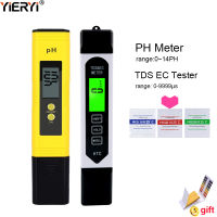 Yieryi 2PCS PH Meter TDS ECอุณหภูมิวัดคุณภาพน้ำสำหรับดื่มน้ำ,พิพิธภัณฑ์สัตว์น้ำ,สระว่ายน้ำ