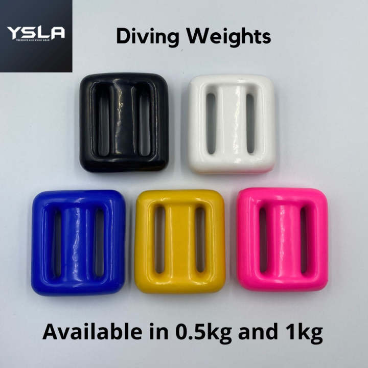 Rubber coated Lead Diving Weights for Free Dive Spearfishing and Scuba