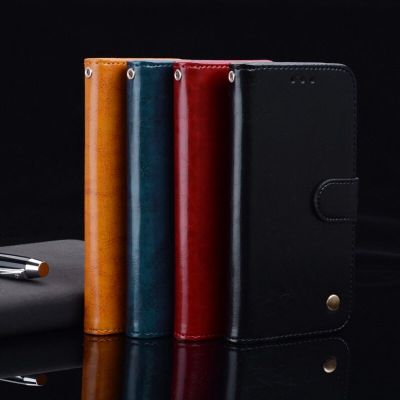 เคสกระเป๋าสตางค์หนังคุณภาพสูงสำหรับ Iphone 11 Pro MAX X XS XR 10 7 8 6 6S Plus SE 5S เคสแบบพับปิดได้โลหะ
