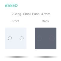 Bseed กรอบเต้ารับกระจกสวิตช์สัมผัสไฟติดผนังสวิตช์อะไหล่ปลั๊กช่องเสียบ Usb ฟังก์ชันที่มีการรวมกันแบบอิสระ Type-C