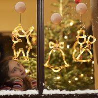 【hot】❖卍✷  Hanging Sucker Lamp Window Ornaments Decoration for Navidad 2023 New Year