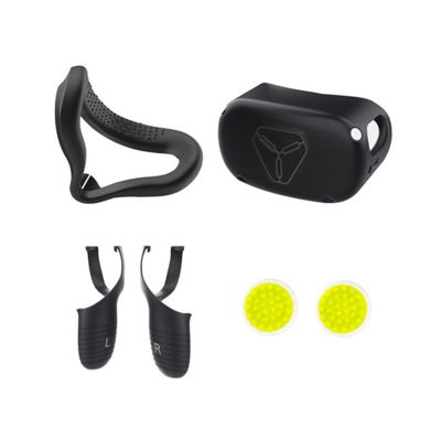 【ขาย】 VR Controller Grip ครอบคลุมเลนส์กล้อง Skin Knuckle Strap Kit สำหรับ Oculus Quest 2อุปกรณ์เสริม