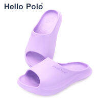 Hello Polo รองเท้าแตะ รองเท้าแตะสําหรับผู้หญิง เหยียบนุ่ม กันลื่น ส้นหนา 3 ซม แฟชั่นฤดูร้อน สามารถสวมใส่ได้ทั้งในร่มและกลางแจ้ง HP8011W