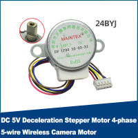 DC 5V Deceleration Stepper มอเตอร์ 4 เฟส 5 สายไร้สายกล้อง PTZ มอเตอร์ 24BYJ48-dliqnzmdjasfg