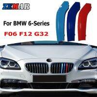 Zemar 3ชิ้น Abs สำหรับ Bmw F06 F12 G32 6ซีรีส์ Gt GT6ตะแกรงแถบคิ้วคลิปพลังของเล่นโมเดลรถยนต์อุปกรณ์กีฬา