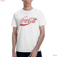 BayLine Coca-Cola Mens Eighties Coke Short Sleeve สไตล์เมืองสุดเท่เสื้อยืดลายอนิเมะมินิ