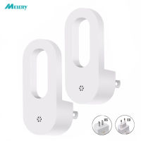 LED Light Sensor Lights EUUS Plug Warm White Wireless Inligent Night Bulb Plug-in Wall Emergency Lamp for Bedroom Bathroom