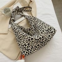 Womens Bag Cheap Casual Large Capacity Shoulder Bags Shopper Canvas Fashion Harajuku Zipper Leopard Print Ulzzang Handbags