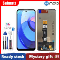 Salmatt จอ LCD สำหรับ Motorola Moto E40ของแท้,อะไหล่หน้าจอ LCD E30หน้าจอสัมผัสตัวประกอบดิจิตอลสำหรับ Motorola Moto E40 E30 XT2158-6