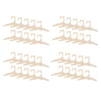 40 Pcs Wooden Hanger for Baby Clothes Natural Wood Hanger for Baby Clothes Hanger Rack Room Nursery Decor for Kids