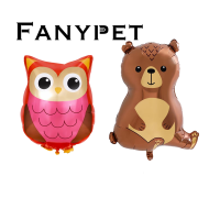 50pcs Cartoon Bear Owl Foil Balloons Jungle Forest Animals Helium Ballon Kids Toys Baby Shower Wedding Birthday Party Decor