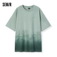 Semir เสื้อยืดแขนสั้นสำหรับผู้ชาย,เสื้อยืดสำหรับ2023ฤดูร้อนสไตล์ลำลองใหม่ดูดซับความชื้นและเหงื่อเสื้อพิมพ์ลายตัวอักษร