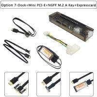 PCI-E EXP GDC ภายนอกแล็ปท็อปการ์ด Dock กราฟิกการ์ดแล็ปท็อป Dock ( Mini PCI-E Ngff M.2 Ae Keyexpresscard Inter)