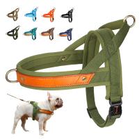 No Pull Dog Harness Soft Padded Dog Harnesses Vest Reflective Pet Training Harnesses Durable For Small Medium Large Dogs Bulldog Collars