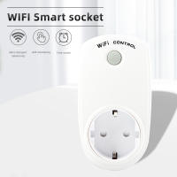 Wifi สมาร์ทซ็อกเก็ตสหภาพยุโรป16A ไร้สายระยะไกล Timing C Ontroler AC100-240V Wifi เสียบเต้าเสียบไฟฟ้าสำหรับสหภาพยุโรปเสียบสมาร์ทชีวิต APP ควบคุม